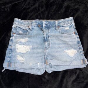 Distressed Denim Women's Shorts